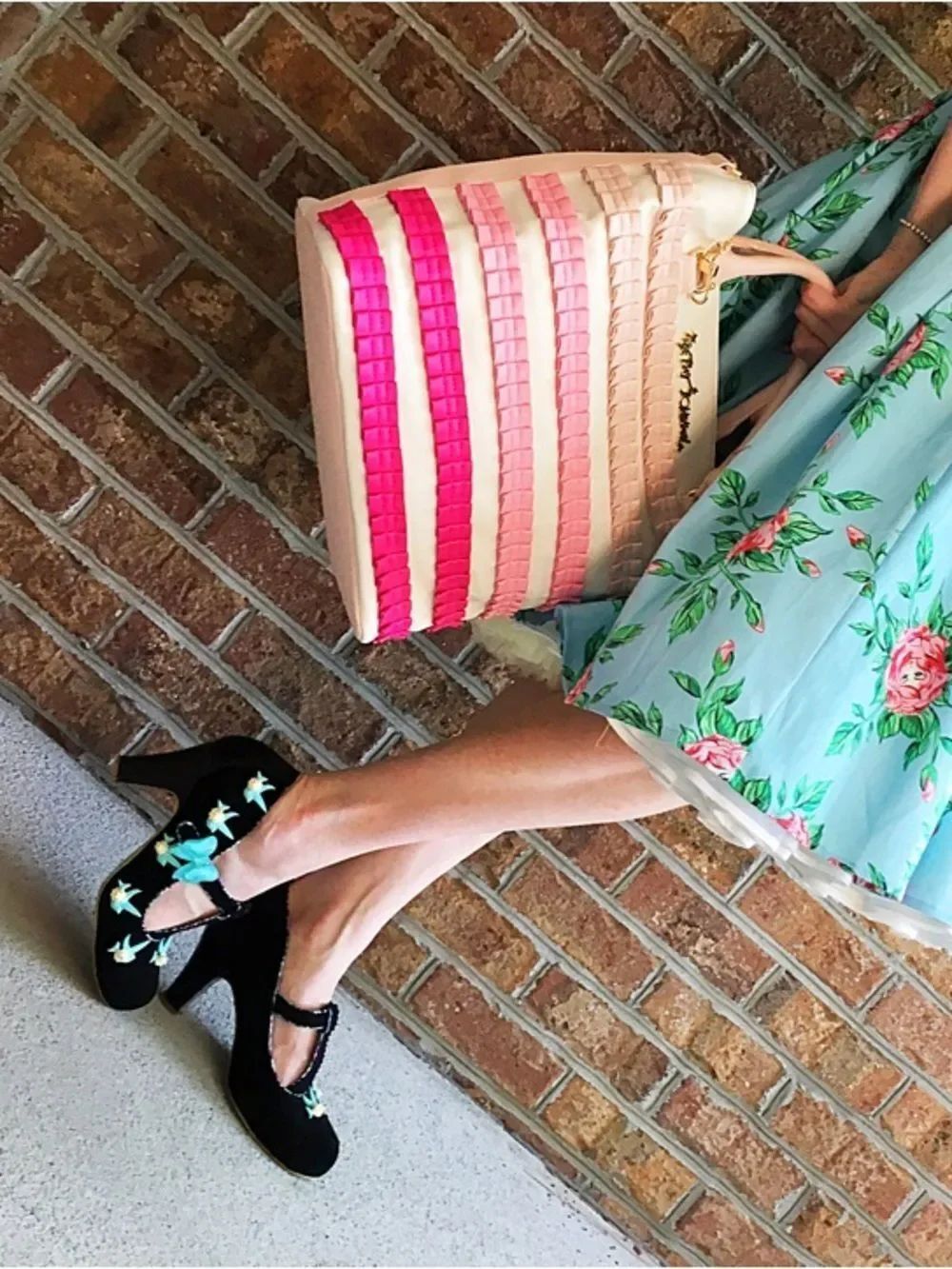 Irregular Choice “Fresh Cut Grass” Mary Jane Retro Heels - Picture 3 of 15